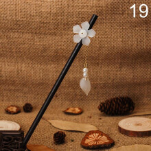 (19) 1pc Chinese Traditional Wooden Hairpins Tassel Pendant Hair Jewelry Hair Stick Hair Accessories