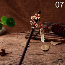 (7) 1pc Chinese Traditional Wooden Hairpins Tassel Pendant Hair Jewelry Hair Stick Hair Accessories