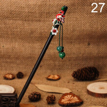 (27) 1pc Chinese Traditional Wooden Hairpins Tassel Pendant Hair Jewelry Hair Stick Hair Accessories