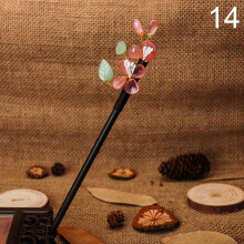 (14) 1pc Chinese Traditional Wooden Hairpins Tassel Pendant Hair Jewelry Hair Stick Hair Accessories