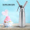 Stainless Steel Whipped Cream Dispenser Bundle With Three Nozzles 1000ml 8