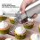 Stainless Steel Whipped Cream Dispenser Bundle With Three Nozzles 1000ml 12