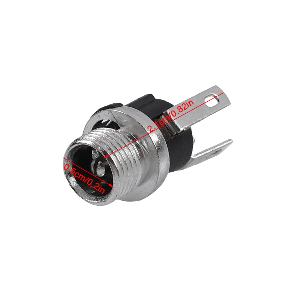 10 Pairs 2.1X5.5mm 12V Male And Female Dc Power Plug Adapter Jack Connector 5061324099885