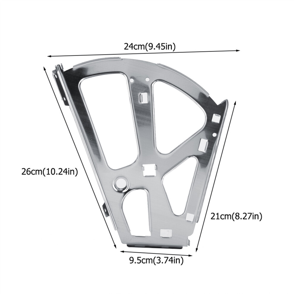 2Pcs Stainless Steel Shoes Drawer Cabinet Hinges Turing Rack Replacement Fittings(2 Layers) 8431324100732