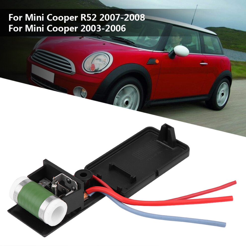17117541092R Car Engine Cooling Radiator Fan Motor Resistor For Mini Cooper R50 R52 R53 03-08 8401324101428