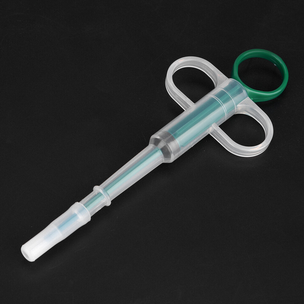 Green 10Pcs Pet Animal Cat Dog Medicine Feeding Tool Pill Tablet Capsule Pusher Feeder (Green)