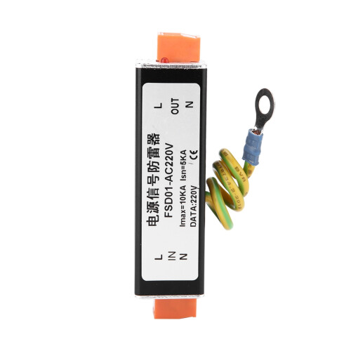 AC220V Power Surge Protector Protection Device Lightning Arrester SPD for CCTV AC/DC Power 1