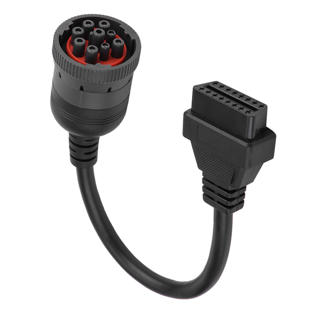 Truck Diagnose Interface Female 16 Pin Obd2 9 Pin Adapter Cable For Automotive Diagnostic Tool 8791324104933