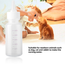 Dog Cat Milk Feeding Bottle Puppy Kitten Newborn Animal Nursing Care Set Pet Supply