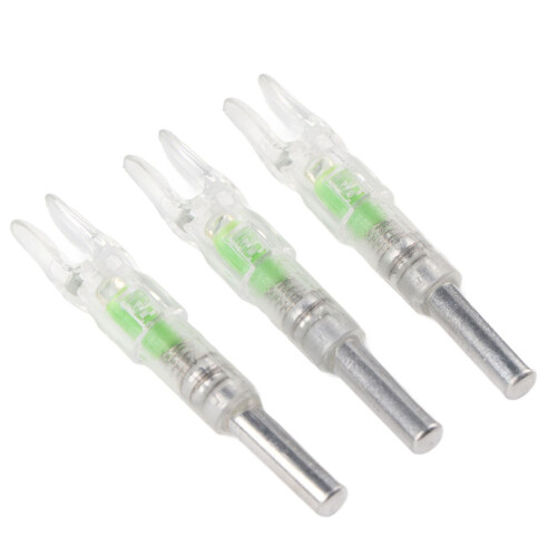 6.2mm Lightweight Arrow LED Lighted Nock with Automatic Knock Archery Arrows Accessory Green 2
