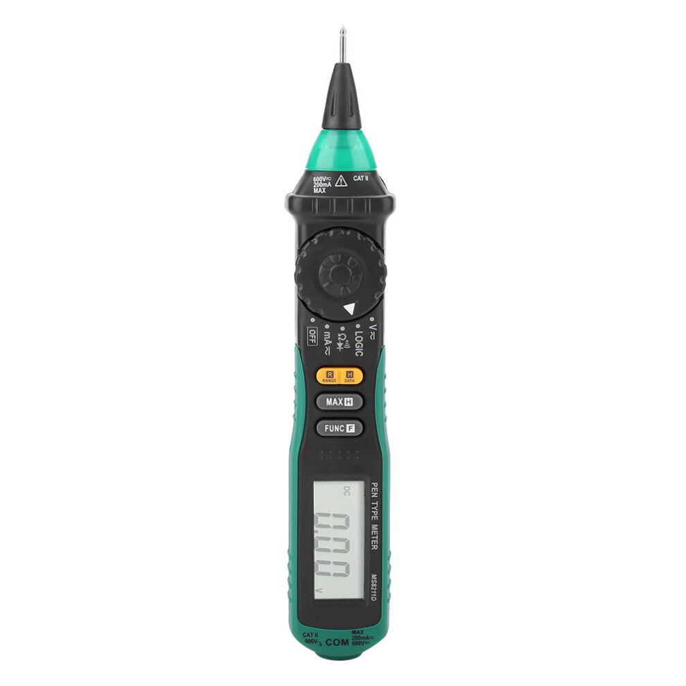 Ms8211d Lcd Digital Pen Type Multimeter Auto Range Ac/Dc Voltage Current Resistance Tester 4641324107288