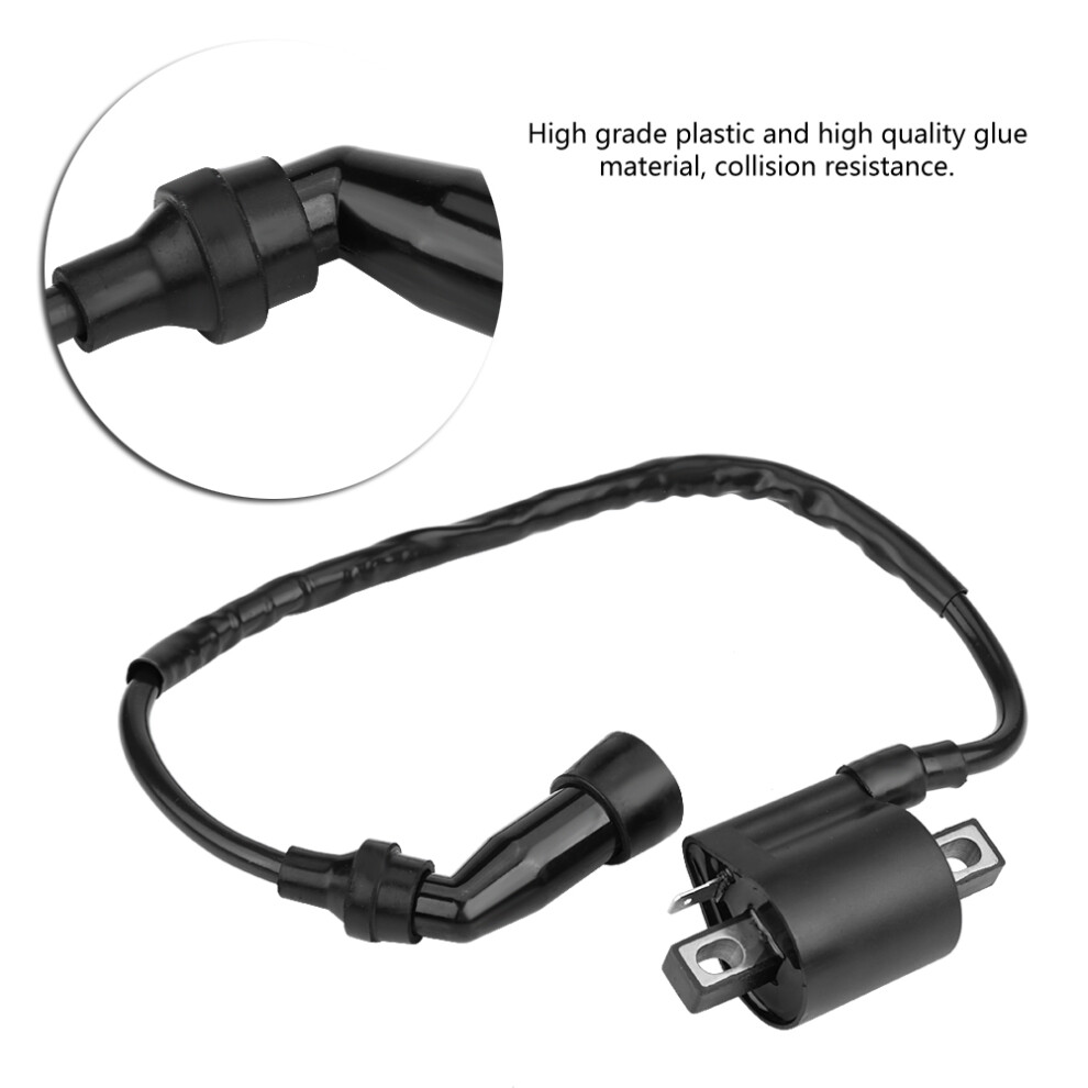 Motorcycle Ignition Coil For Yamaha Bear Tracker 250 Atv 1999 2000 2001 2002 2003 2004 Black 5081324107397