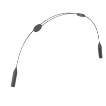 Dehnbare schwarze Outdoor-Sport-Brillenschutzband - 26,3 cm/10,4 Zoll