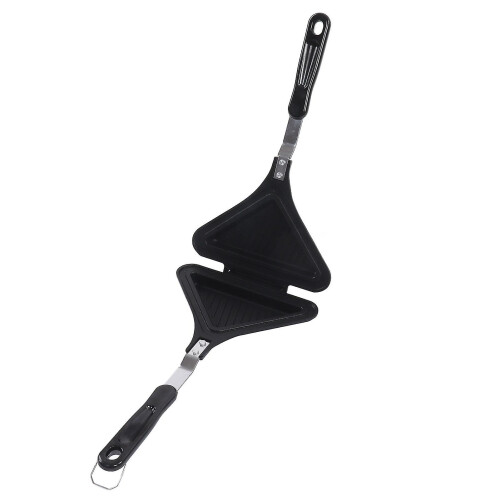Triangle Shape Nonstick  Double Sided Frying Pan for Cake Bread and Panini Maker 1