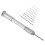 Mini Precision Hand Twist Drill with 10Pcs Drills Bits Punching Tool 11