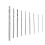 Mini Precision Hand Twist Drill with 10Pcs Drills Bits Punching Tool 14