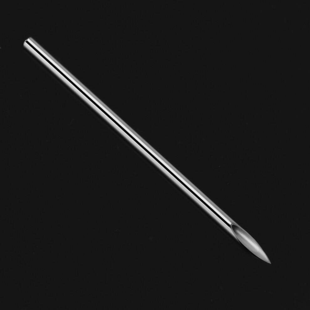 100PCS Piercing Needles Sterile Disposable Tattoo Piercing Needles for Nose Ear Lip (15G)