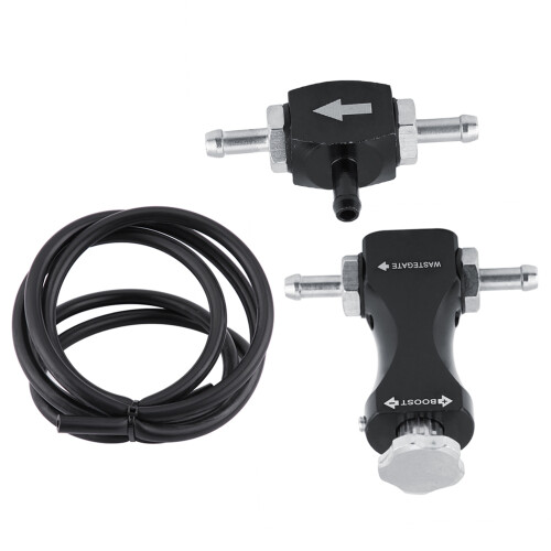 Adjustable Bilateral Turbo Tee Bleed Valve Manual Boost Controller Kit Universal for Car