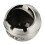 Runder Metall-Reise-Aschenbecher mit Deckel, Silber, 7,5 x 7 cm 12