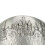 Runder Metall-Reise-Aschenbecher mit Deckel, Silber, 7,5 x 7 cm 7