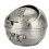 Runder Metall-Reise-Aschenbecher mit Deckel, Silber, 7,5 x 7 cm 13