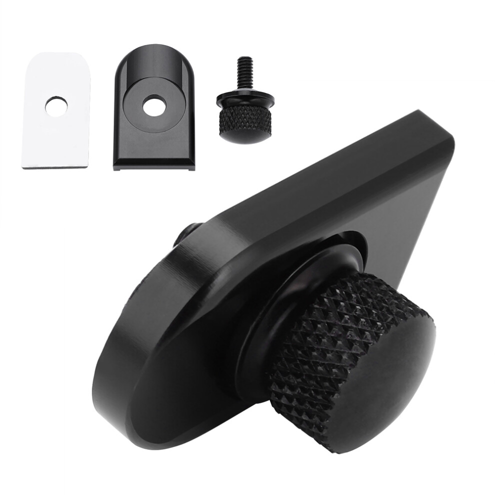Aluminum Motorcycle Seat Bolt Tab Screw Mount Knob Cover For 96-17 Black 9431324109536
