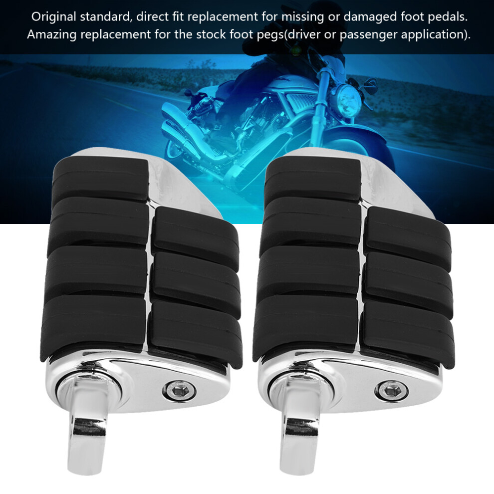 Refit Foot Pedals Rubber Lion Paw Foot Pegs For Motorbike Softail Dyna 7631324112631