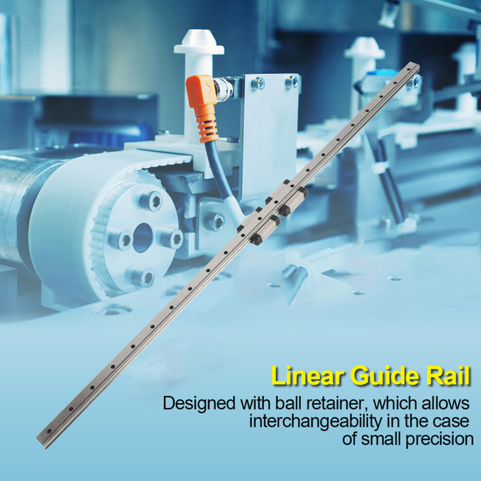1Pc 550Mm Mgn12 Miniature Linear Rail Guide Rail 12Mm Width 2Pcs Mgn12c Slide Blocks 4931324112970
