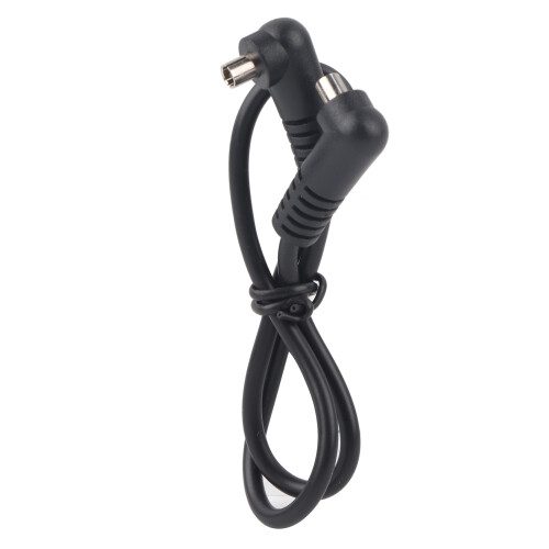 30cm Männlich zu Männlich PC-Synchronkabel für Kamerablitz Beleuchtung Schwarz 1