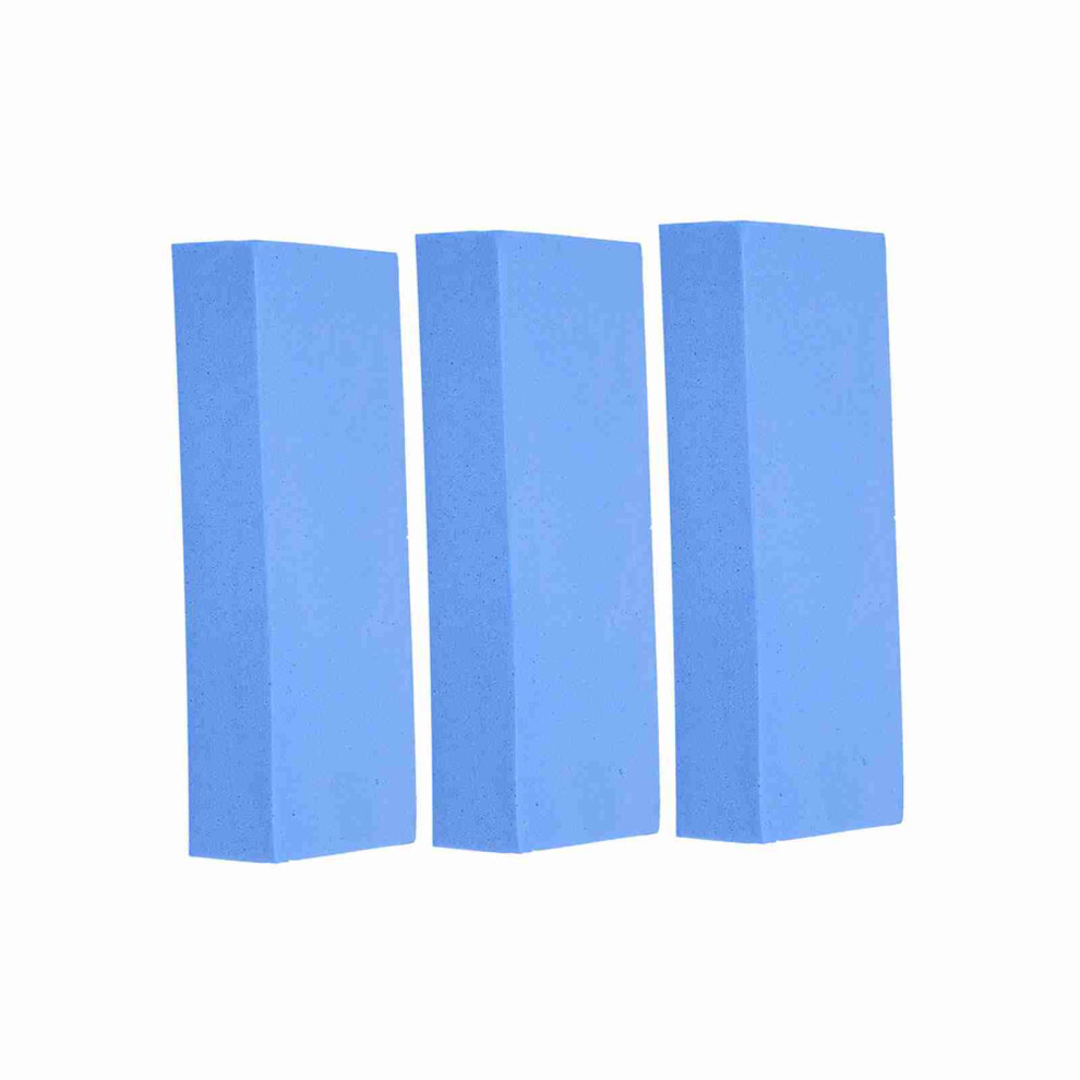 3Pcs Car Multifunctional Pva Super Absorbent Cleaning Sponge Block Washing Tools Ï¼Blueï¼ Blue 4671324113316