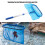 Swimming Pool Leaf Skimmer Mesh Net with Telescopic Pole Pond Tub Effective Cleaning Tool 1