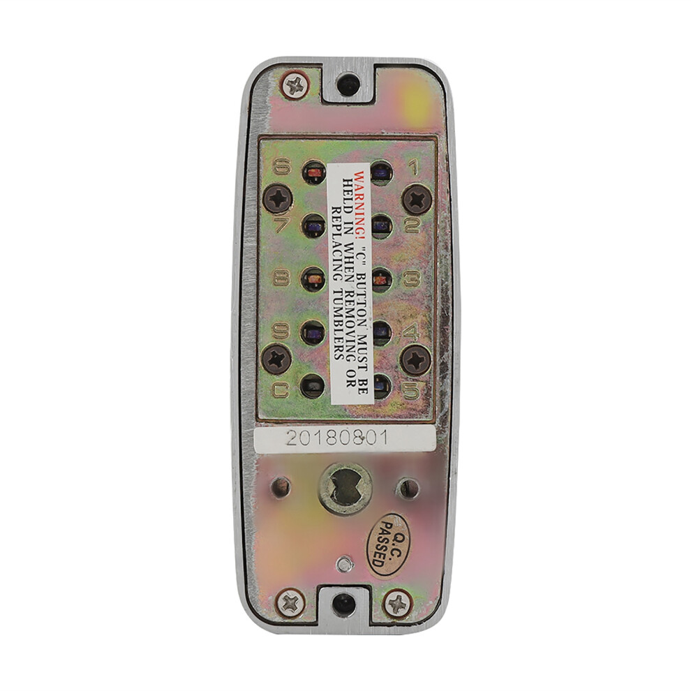 2 - 8 Digit Code Combination Door Zinc Alloy Convenient Password Security Coded Lock 8451324113990