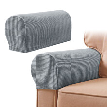 2-Pack Stretch Sofa Armrest Covers, Non-Slip Arm Protectors for Sofa & Recliner, Washable & Easy Fit Furniture Covers