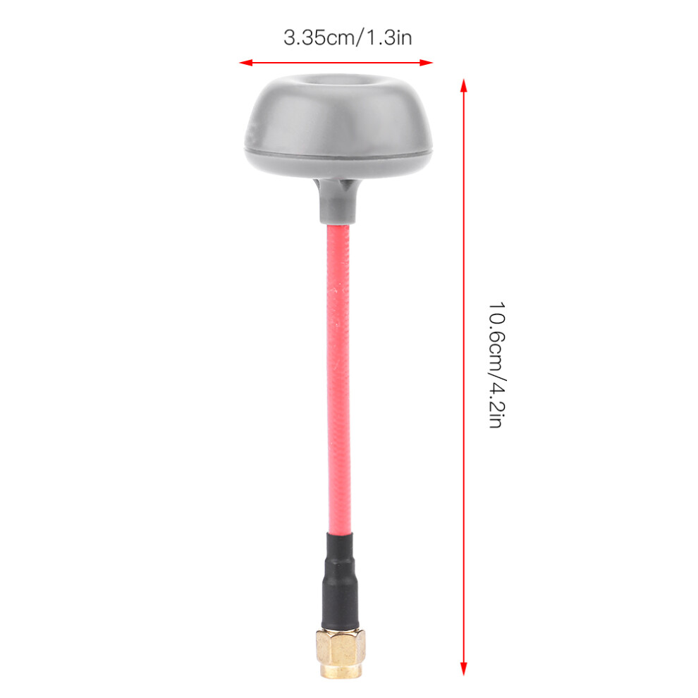 5.8G Rhcp Fpv Mushroom Shape Tx/Rx Antenna Rc Drone Accessory (Rp Sma Male) 7891324115807