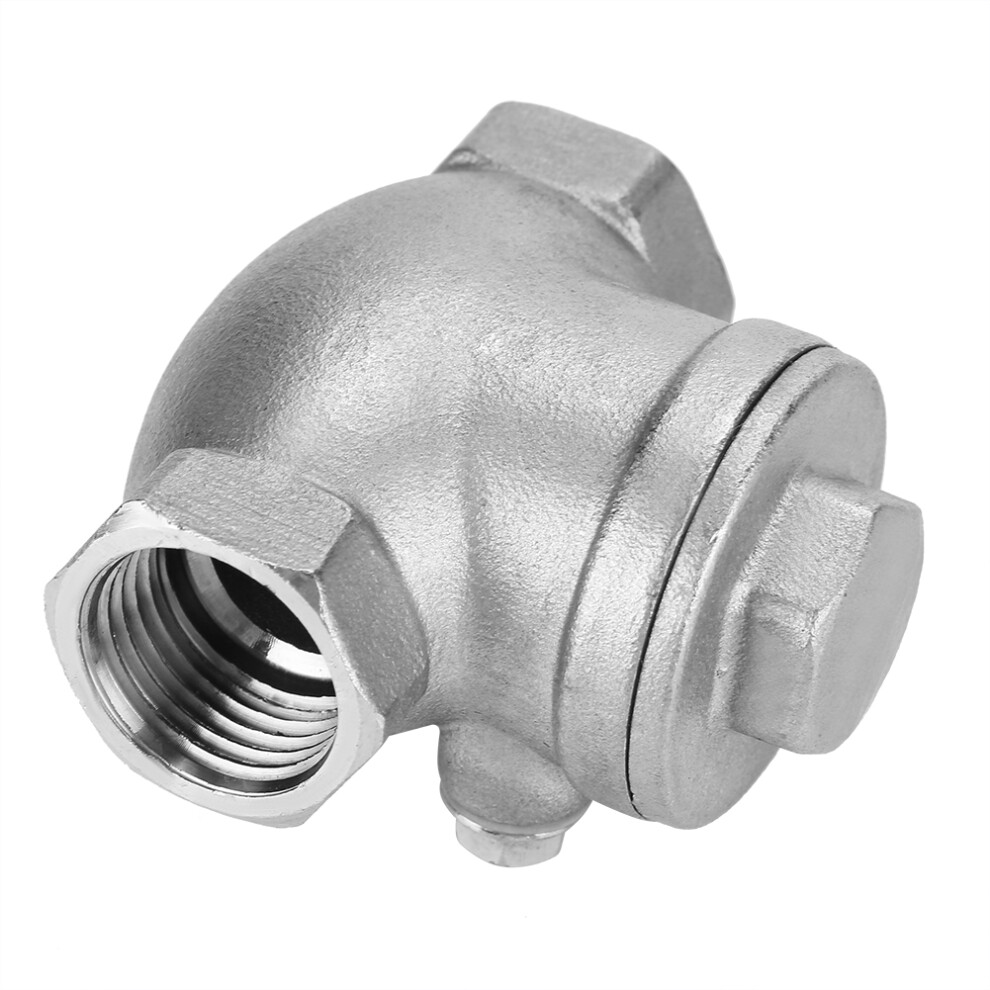 1/2" Dn15 Stainless Steel One Way Swing Check Valve Female Thread Wog 200Psi 4641324115887