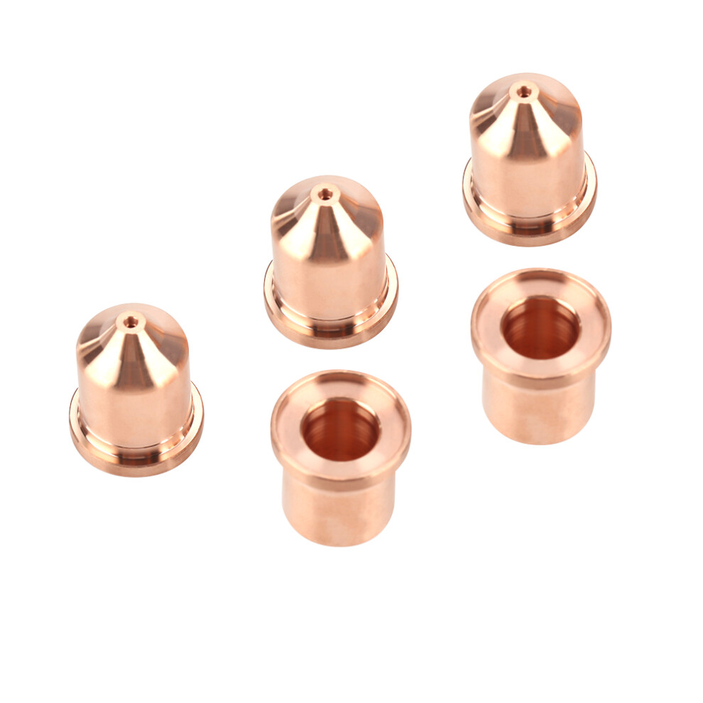 5Pcs 45A Plasma Cutter Nozzle Tips 220941 Fit For Max65 Plasma Cutting Torch Consumable 9321324115715