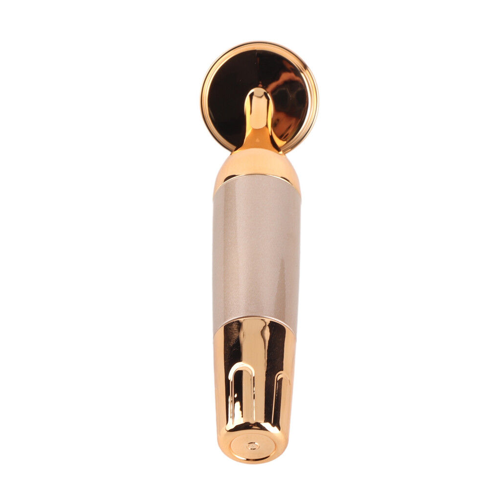 Gold Vibration Face Beauty Device Skin Spa Cleaner Massager