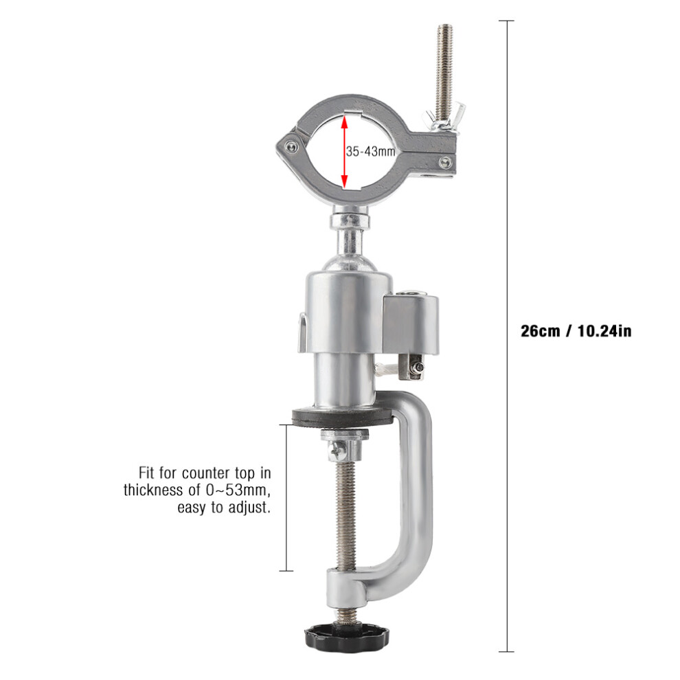 Aluminum Alloy Clamp On Bench Vise Electric Drill Holder Stand Rack Grinder Bracket Accessory 9351324117198