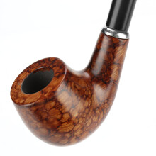Exquisite Long Brown Handle Wooden Tobacco Cigarette Smoke Pipe CF5012
