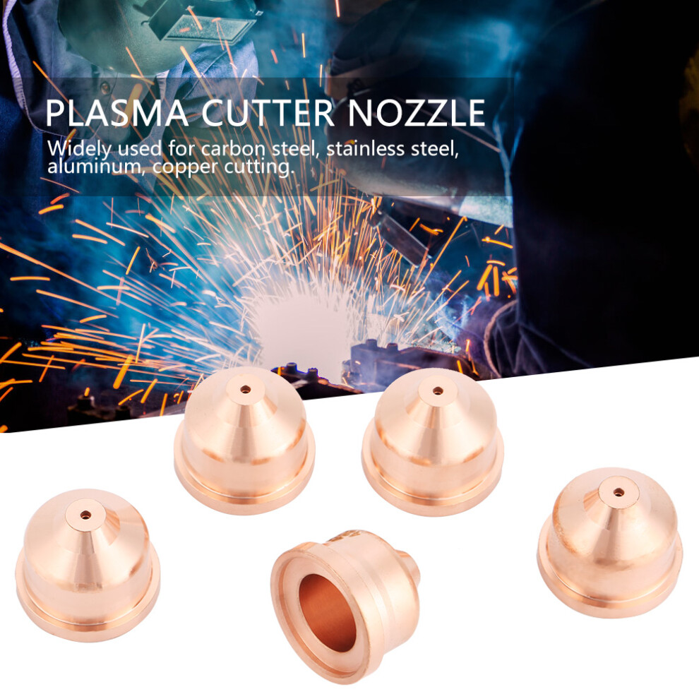 5Pcs Plasma Cutter Nozzles Torch Tips Consumables 420169 For Max125 Cutting Machine 5061324119323