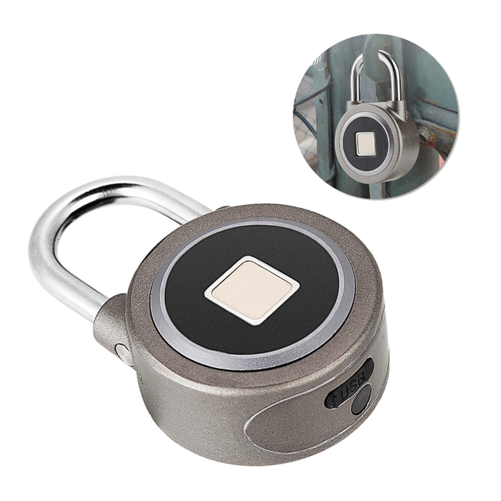 Fingerprint Smart Keyless Waterproof Bluetooth Lock App Control Security Anti Theft Padlock 8441324119030