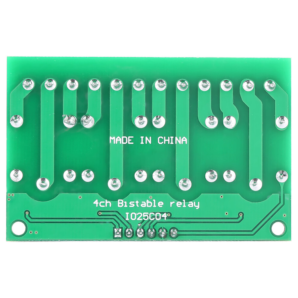 4 Channel 5V Flip Flop Latch Relay Bistable Self Locking Low Pulse Trigger Module 9301324119876