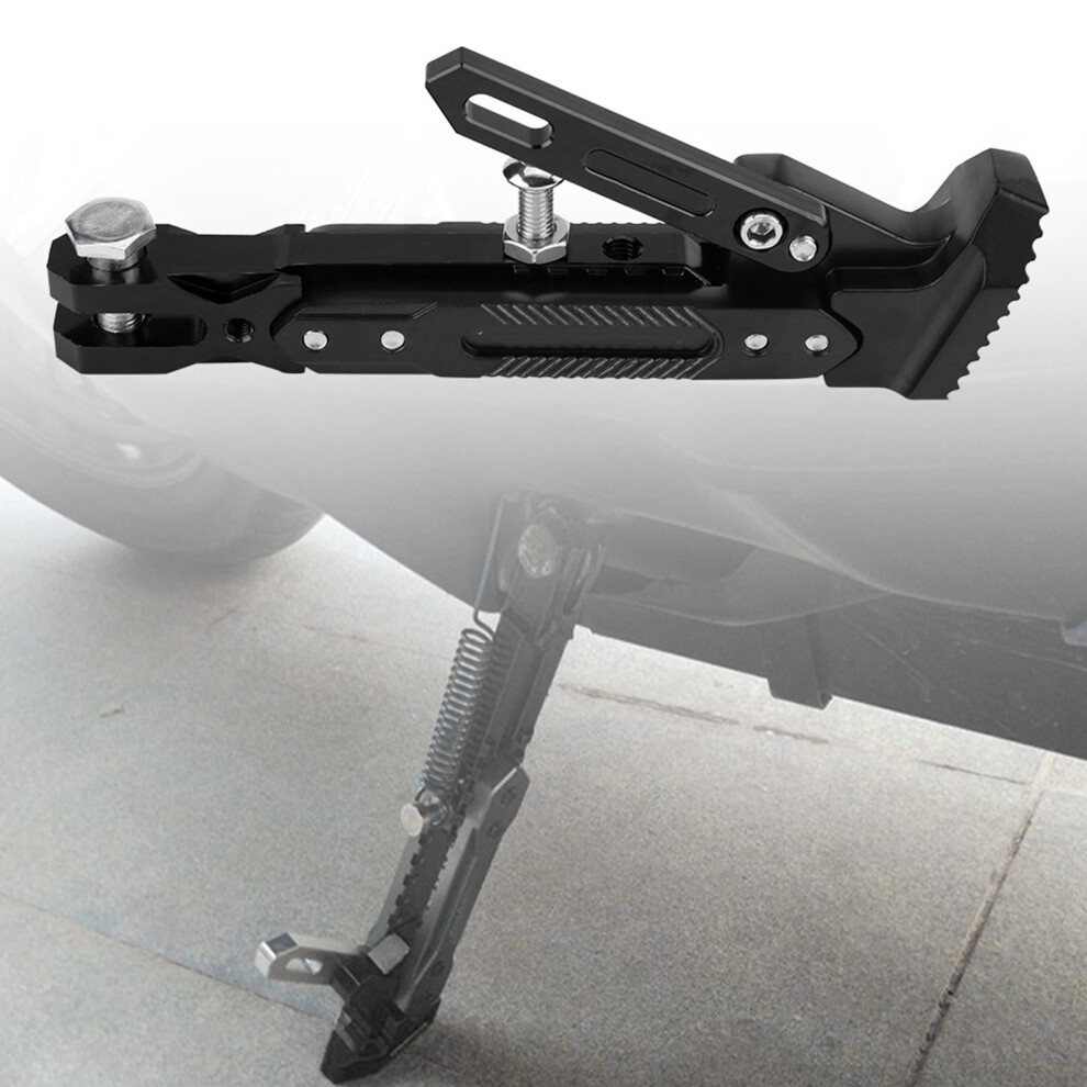 Universal Adjustable Foot Side Support Stand For Nmax 155 20152016 Nmax 125 Black 4291324120444