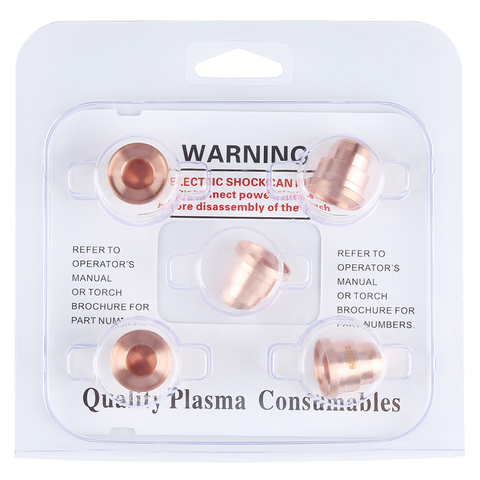 5Pcs For Max1250 Plasma Cutter Torch Tellurium Copper Cutting Nozzle Tool Accessories 220329 8231324120279
