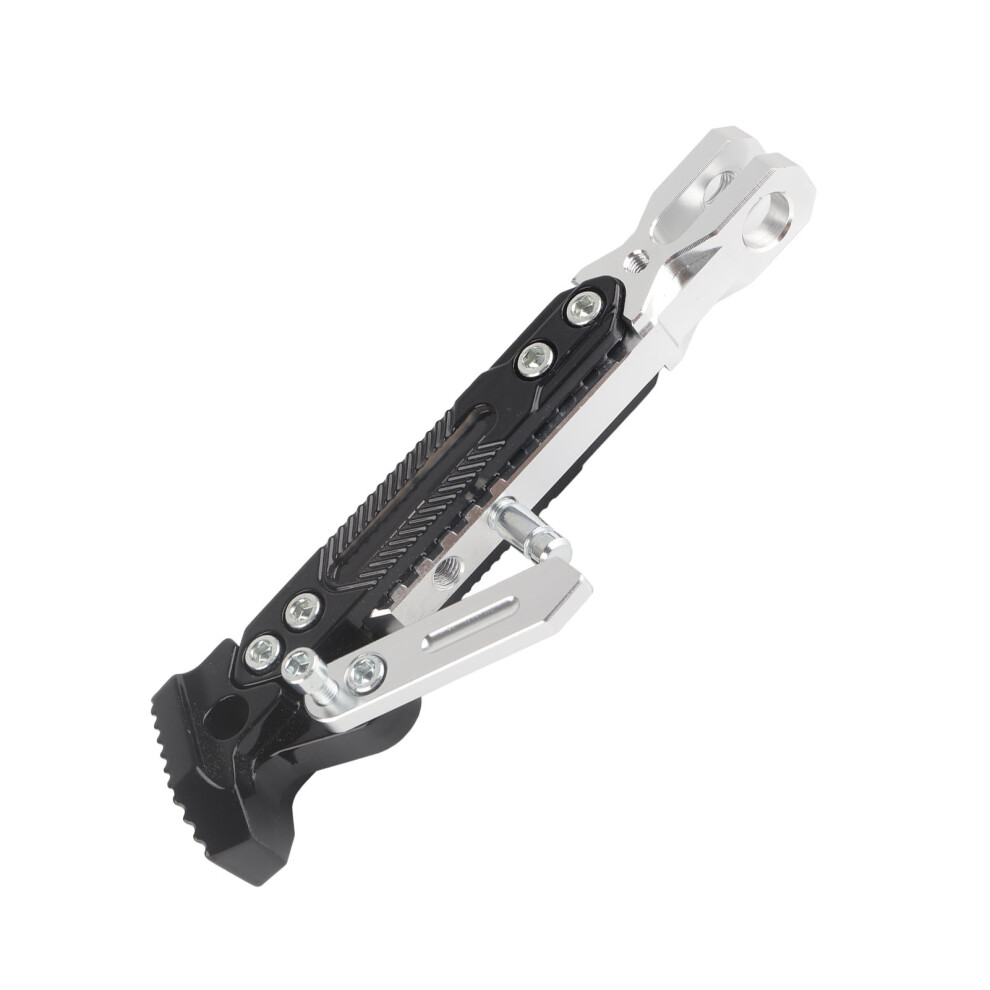 Universal Adjustable Foot Side Support Stand For Nmax 155 20152016 Nmax 125 Silver 8741324120433