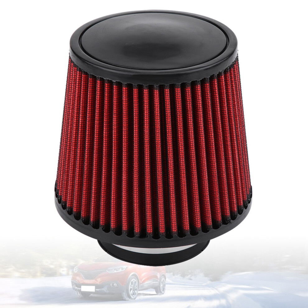 Universal Car Modification High Flow Inlet Air Intake Round Cone Air Filter Cleaner 76Mm 7651324120696