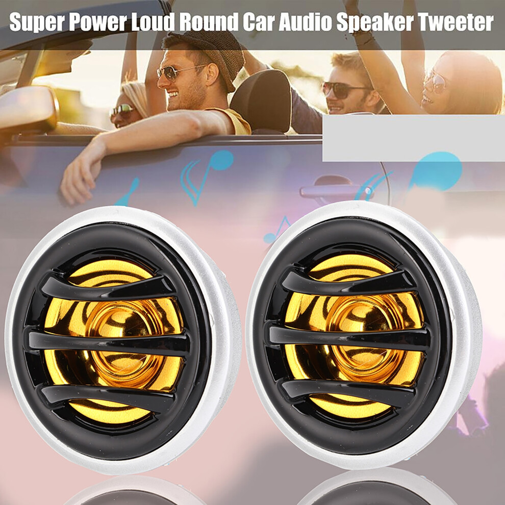 2Pcs 12V 150W Car Mini Super Power Loud Dome Audio Stereo Speaker Tweeter Loudspeaker Horn 7641324120970