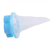 Washing Machine Hair Remover Removal Device Floating Filter Mesh Bag Flower shaped Ball Blue