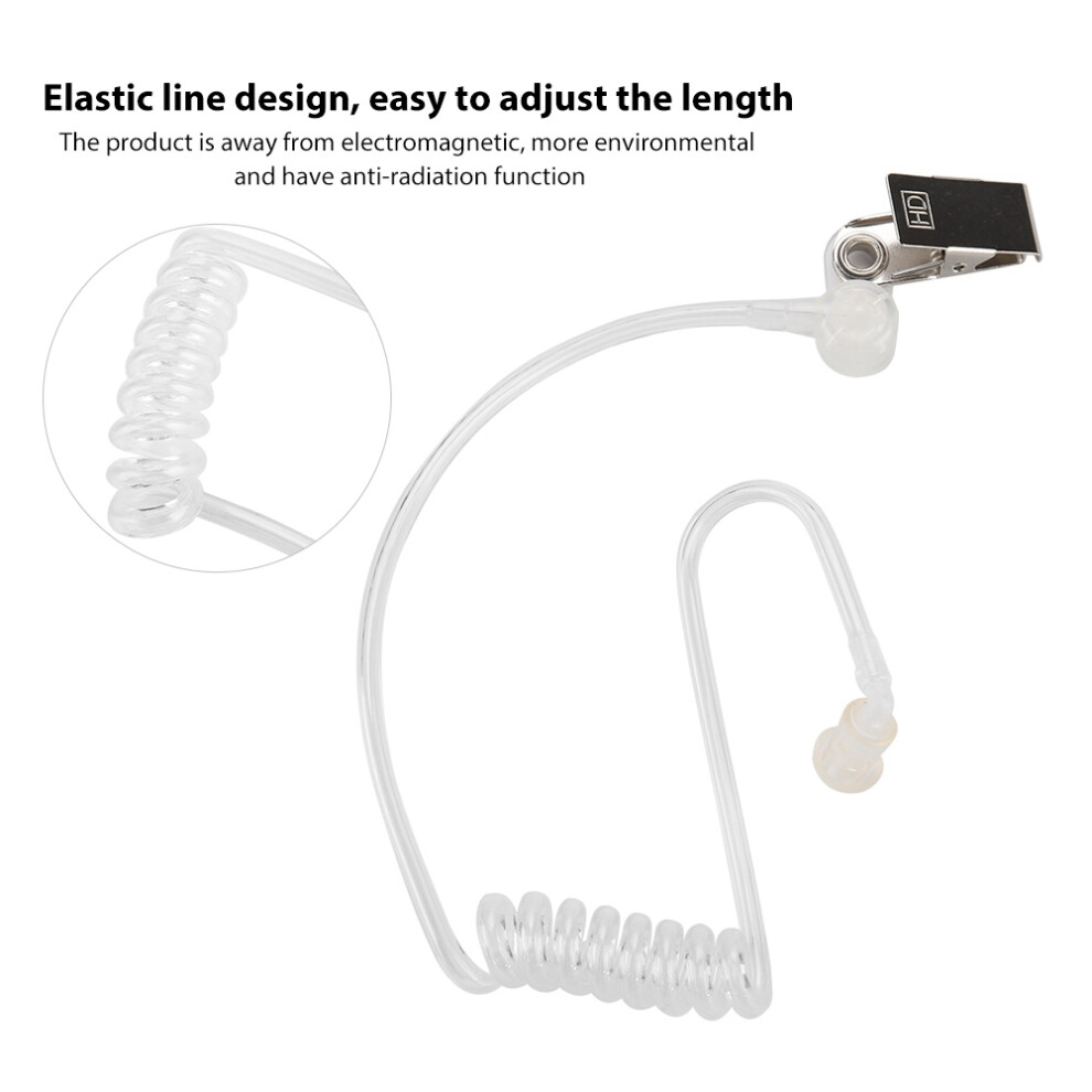 3.5Mm Ptt Mic Air Conduit Walkie Talkie In Ear Acoustic Tube Earpiece For Vertex Radio 3531324121265