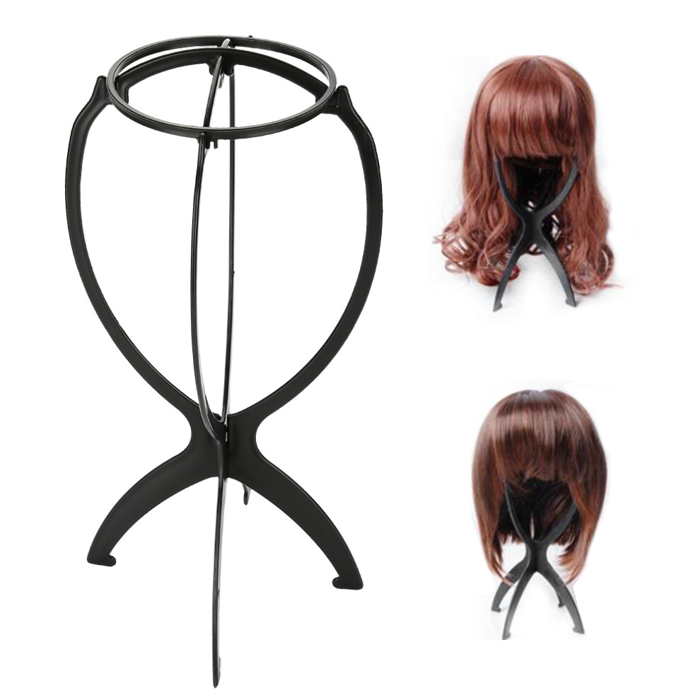 Unisex Light 1Pcs Abs Detachable Wig Display Support Stand Professional Holder Folding Wig Air Dry